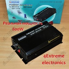 Инвертор 12-220V RGP-800W. Реальная мощность